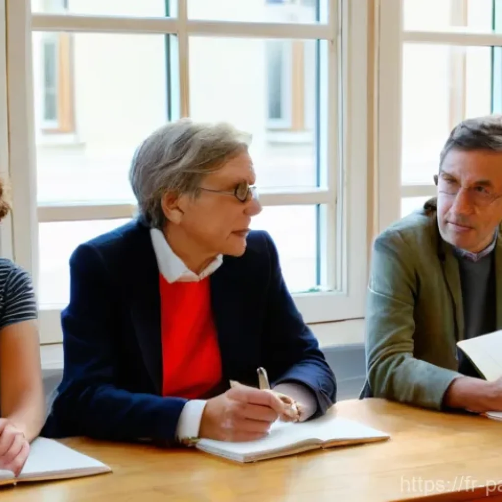 기후 변화 대응을 위한 시민의식 조사 방법 - **Prompt: Engaging Citizen Dialogue on Climate Action in France**
"A diverse group of French cit...